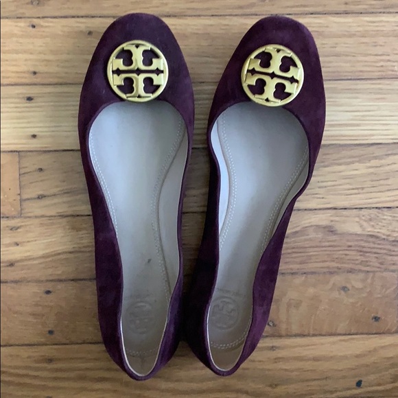 Tory Burch Velvet Benton Flat - Picture 1 of 3